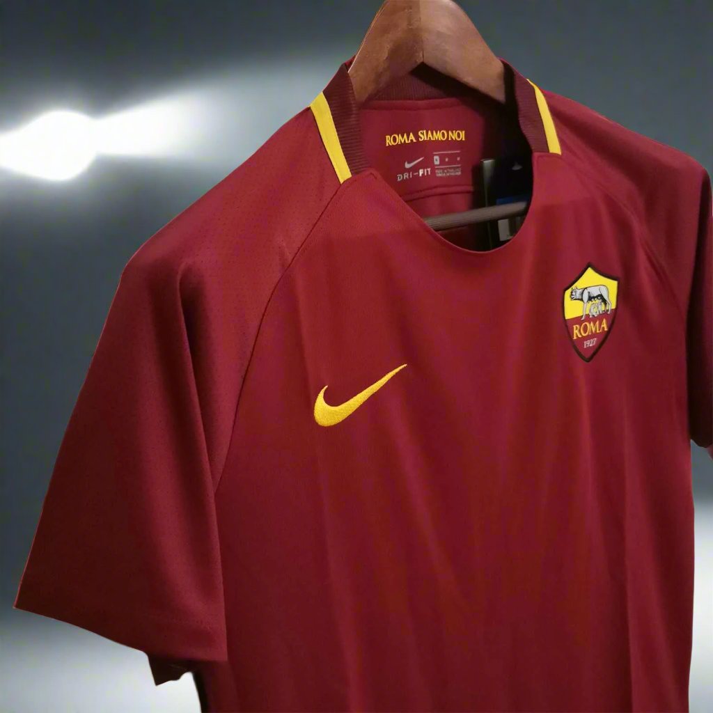 Roma 17-18 Home Retro Shirt side