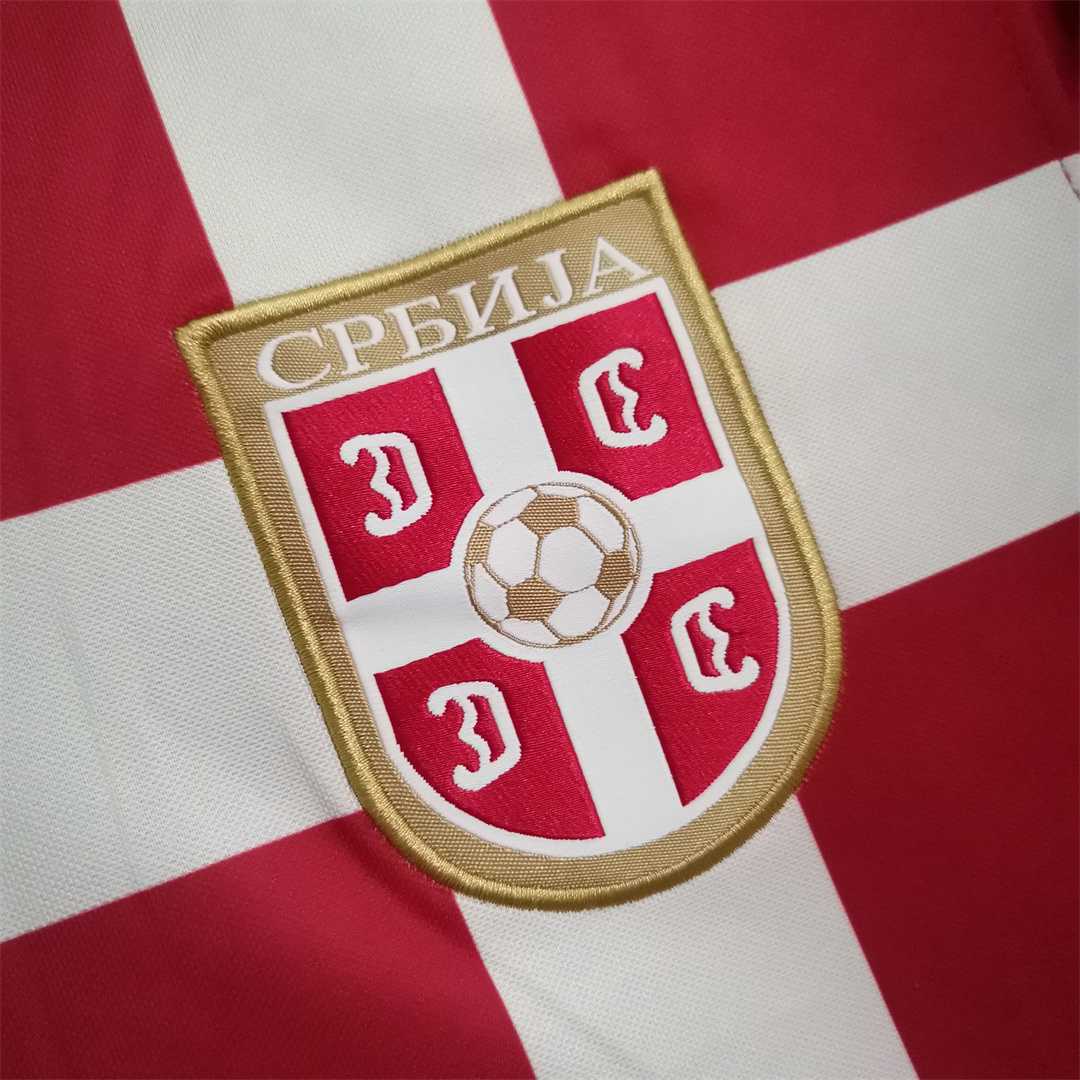 Serbia 10-12 Home Retro Shirt crest