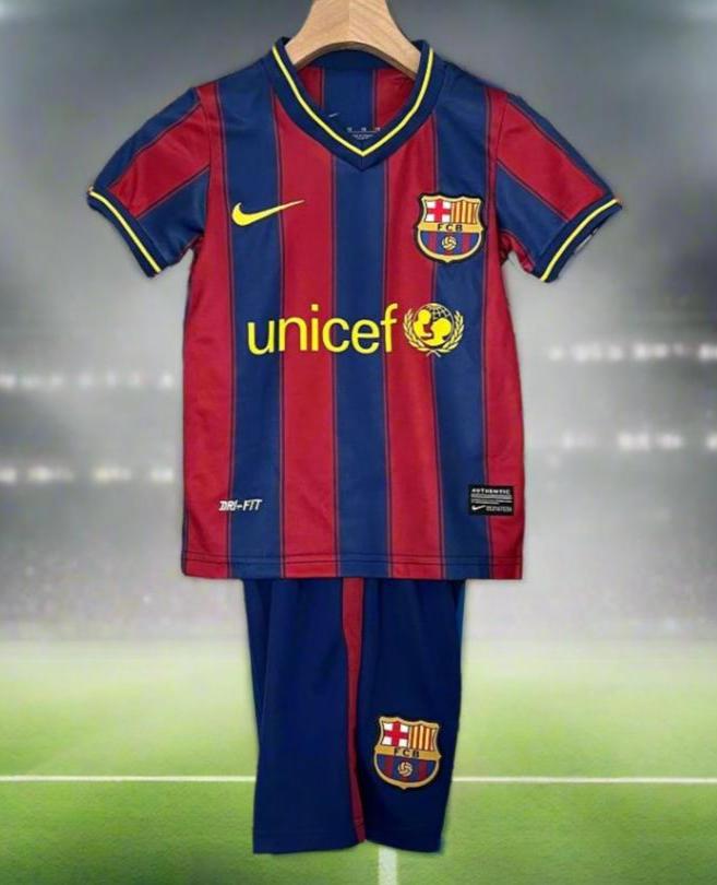 Barcelona Kids 09-10 Home Retro Kit