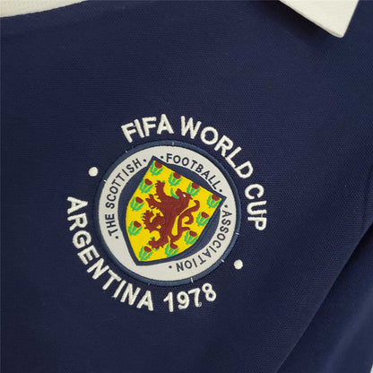 Scotland 78-80 Home Retro Shirtt crest