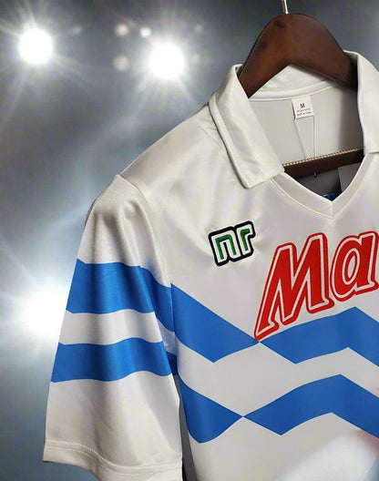 SSC Napoli 88-89 Retro Away Shirt sleeve