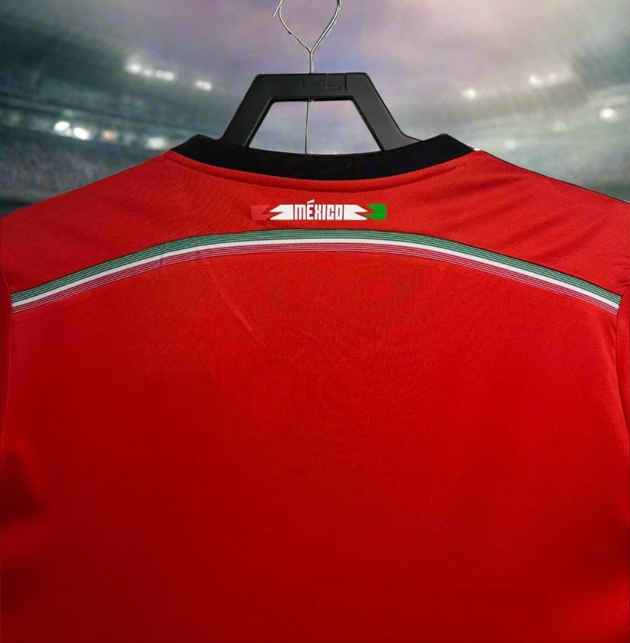 Mexico 14-15 Away Retro Shirt collar