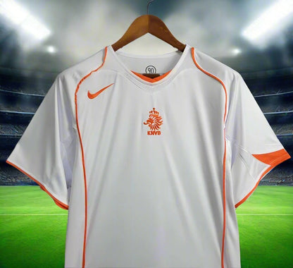 Netherlands 04-06 Away Retro Shirt sleeves