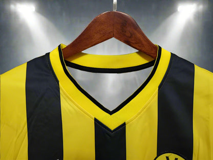 Borussia Dortmund 00-01 Home Retro Shirt neck