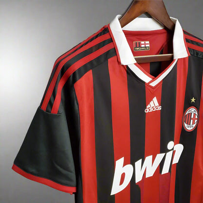 AC Milan 09-10 Home Retro Shirt side