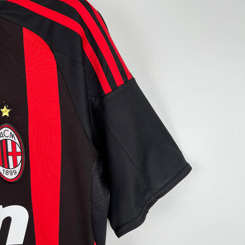 AC Milan 08-09 Home Retro Shirt sleeve