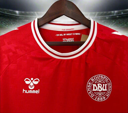 Denmark 24-25 Home Shirt collar