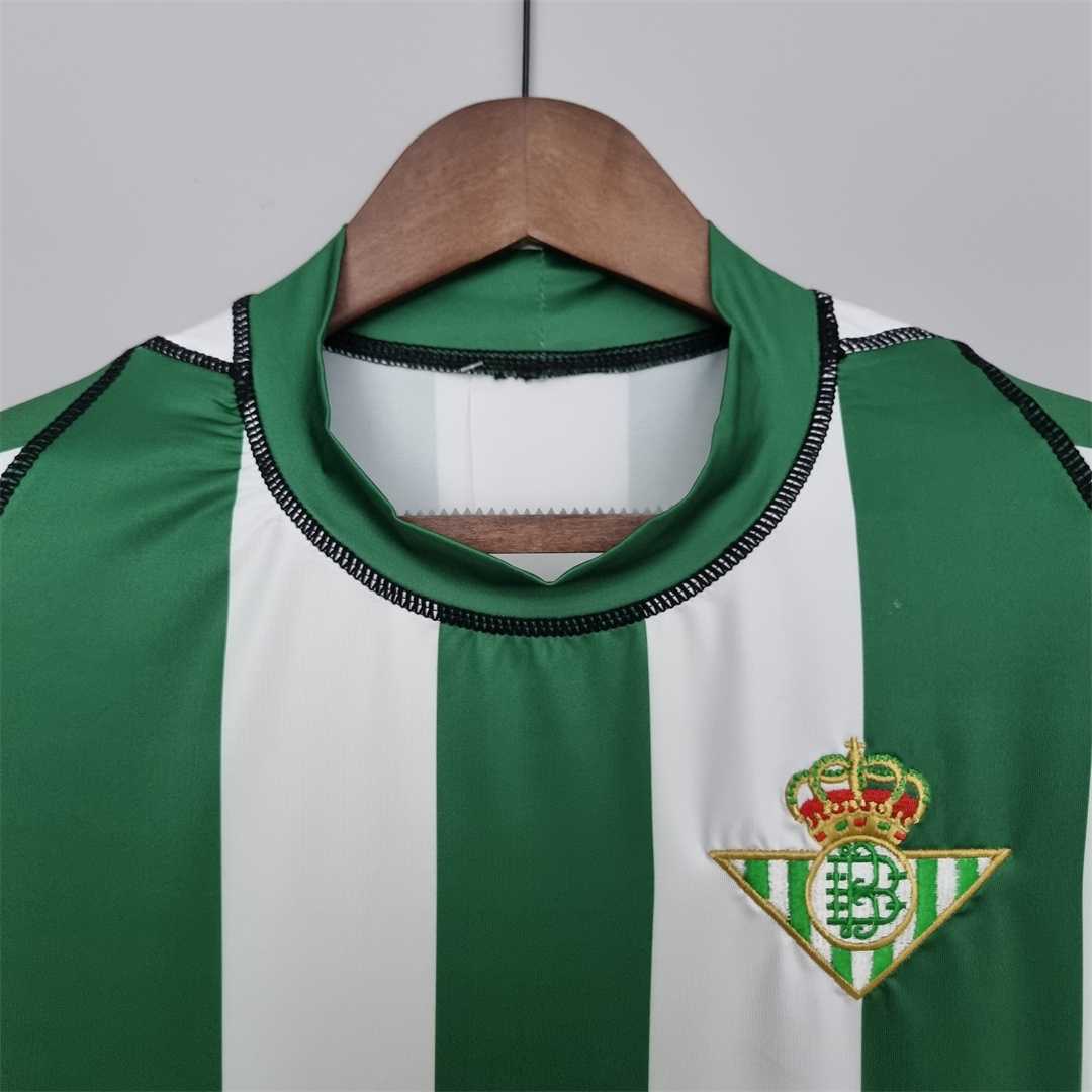 Real Betis 03-04 Home Retro Shirt neck