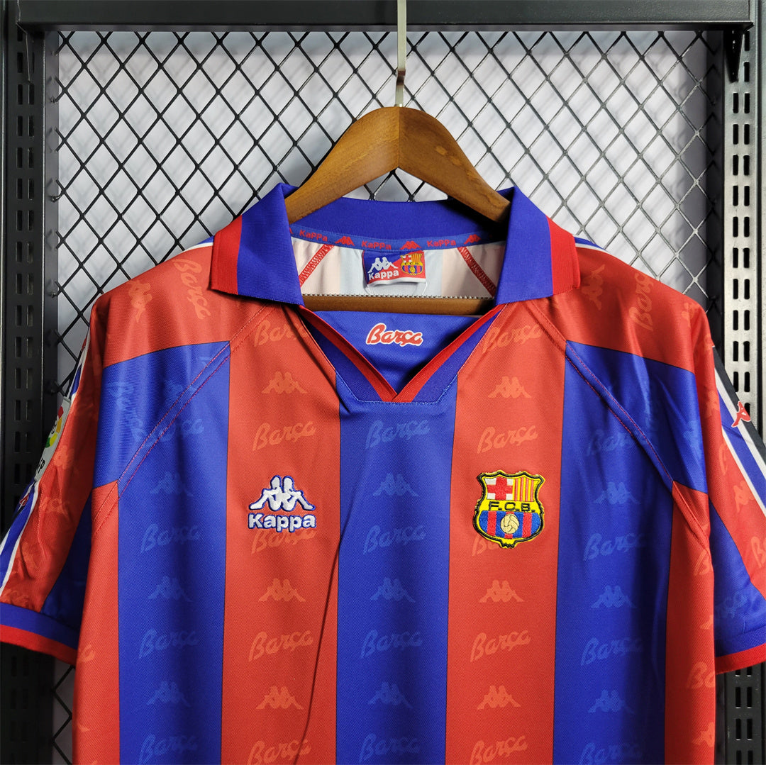 Barcelona 95-97 Home Retro Shirt front