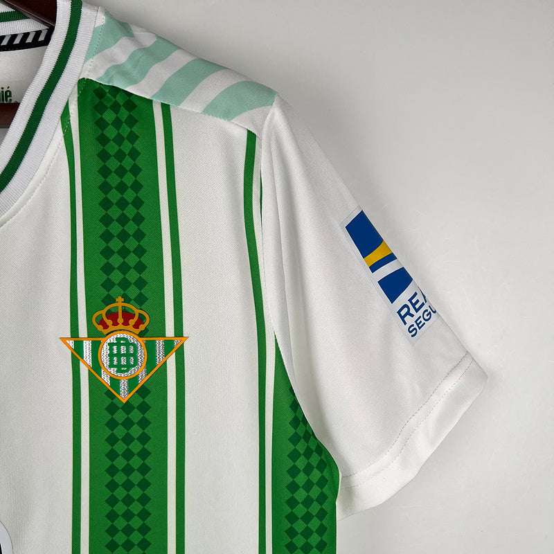 Real Betis 23-24 Home Shirt sleeve