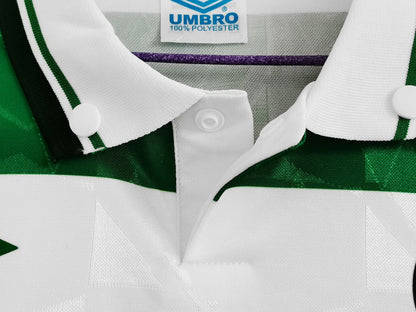 Celtic 89-91 Home Retro Shirt button