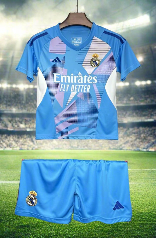 Real Madrid Kids 24-25 Goalkeeper Kit