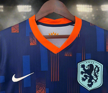 Netherlands 24-25 Away Shirt collar