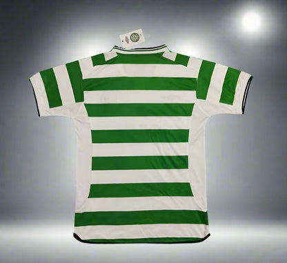 Celtic 01-03 Home Retro Shirt rear