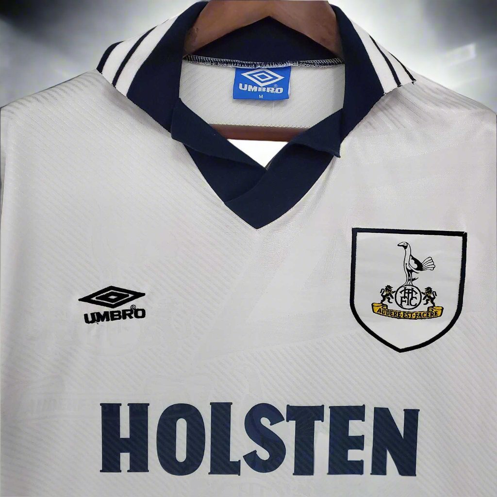 Tottenham Hotspur 93-95 Home Retro Shirt neck