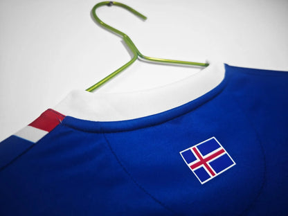 Iceland 16-18 Home Retro Shirt collar