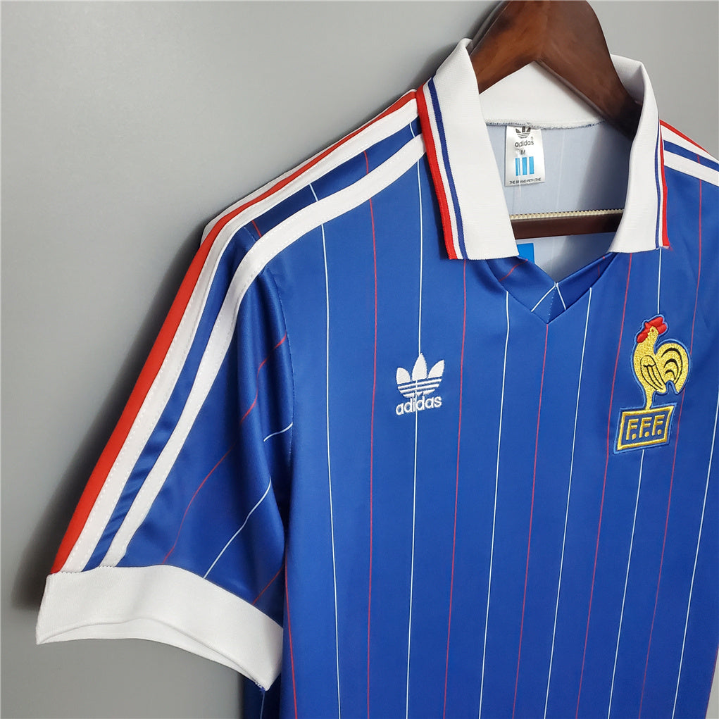 France 82-83 Home Retro Shirt side