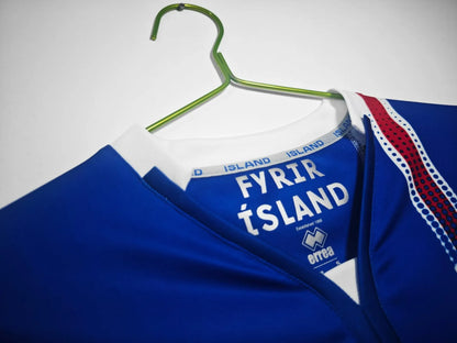 Iceland 16-18 Home Retro Shirt neck