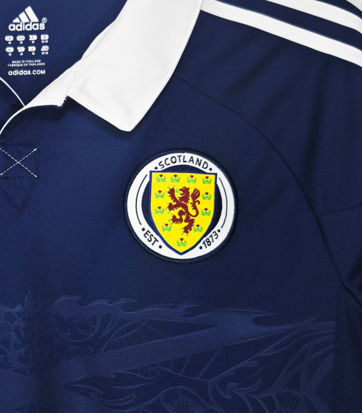 Scotland 12-14 Home Retro Shirt crest