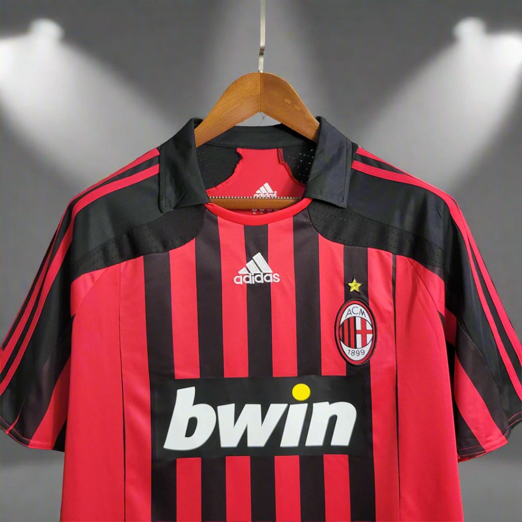 AC Milan 07-08 Home Retro Shirt sponsor