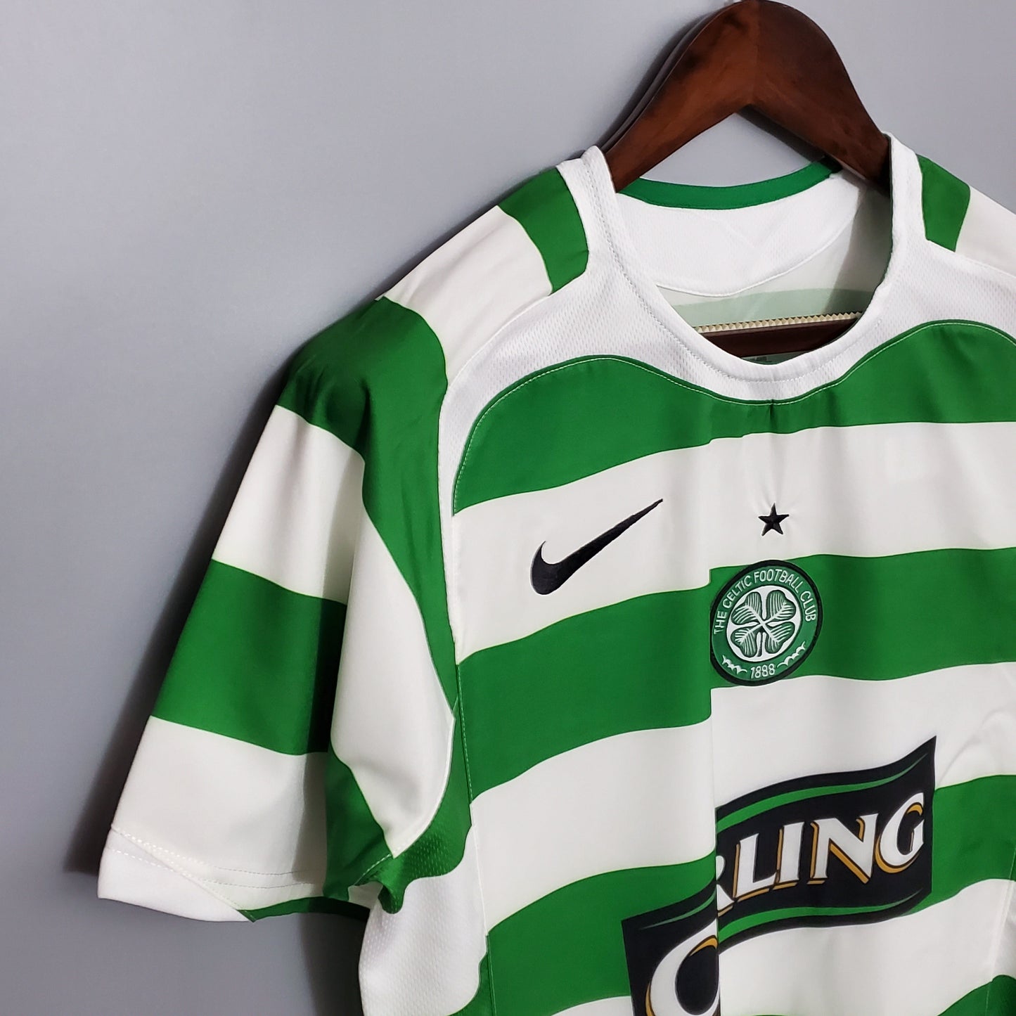 Celtic 05-06 Home Retro Shirt side