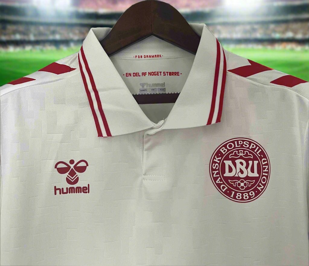 Denmark 24-25 Away Shirt collar