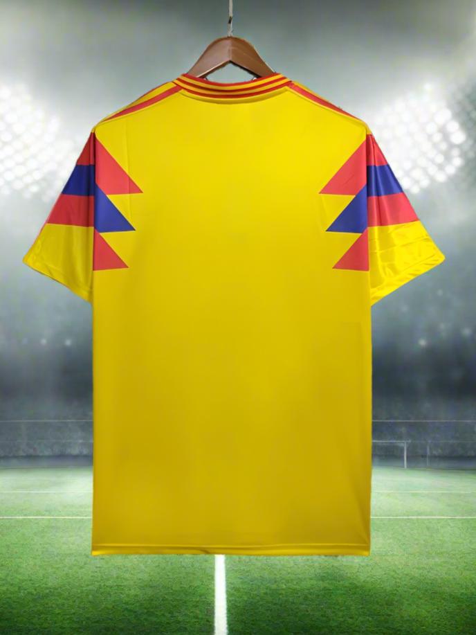 Colombia 90-91 Away Retro Shirt rear