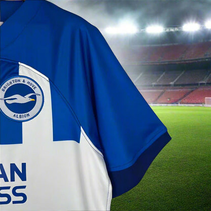 Brighton & Hove Albion 23-24 Home Shirt sleeve