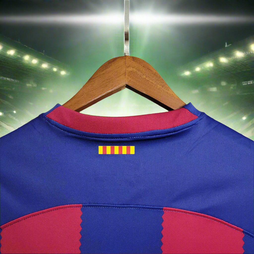 Barcelona 24-25 Home Shirt neck