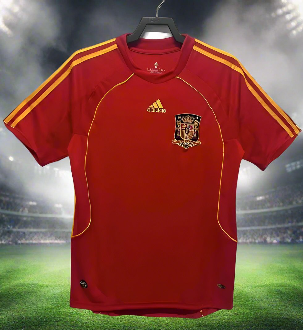 Spain 08-09 Home Retro Shirt