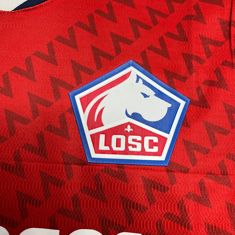 LOSC Lille 24-25 Home Shirt crest