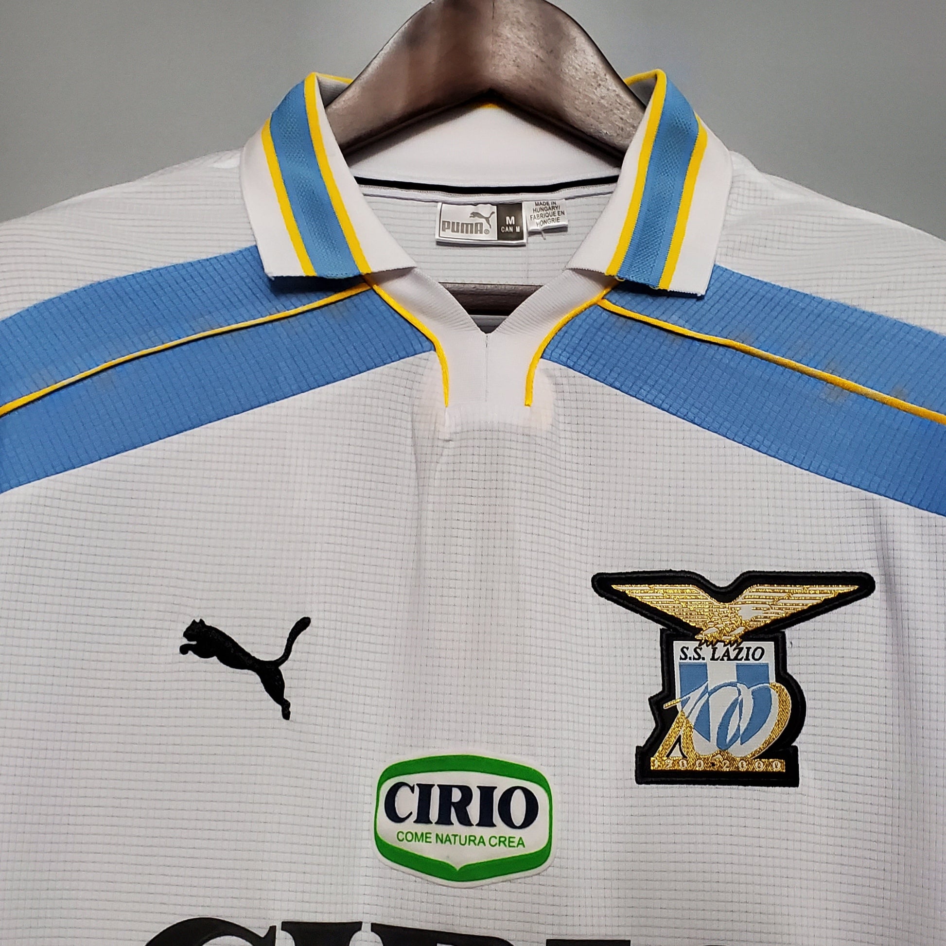 Lazio 98-00 Home Retro Shirt neck