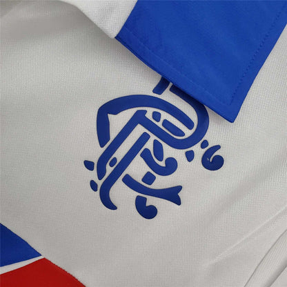 Rangers  85-87 Away Retro Shirt crest