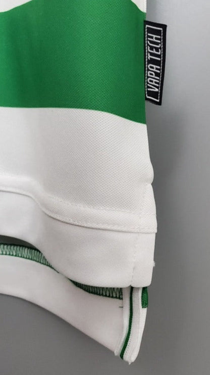 Celtic 99-01 Home Retro Shirt label