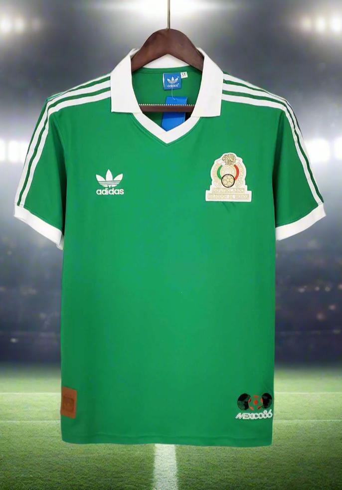 Mexico 86-87 Home Retro Shirt