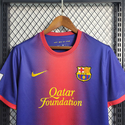 Barcelona 12-13 Home Retro Shirt front