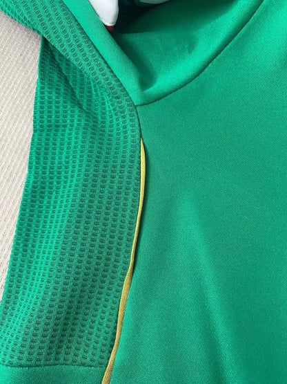 Mexico 11-12 Home Retro Shirt trim