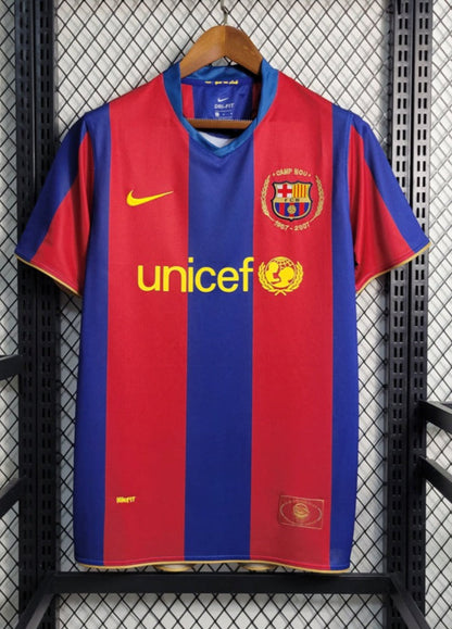 Barcelona 07-08 Home Retro Shirt