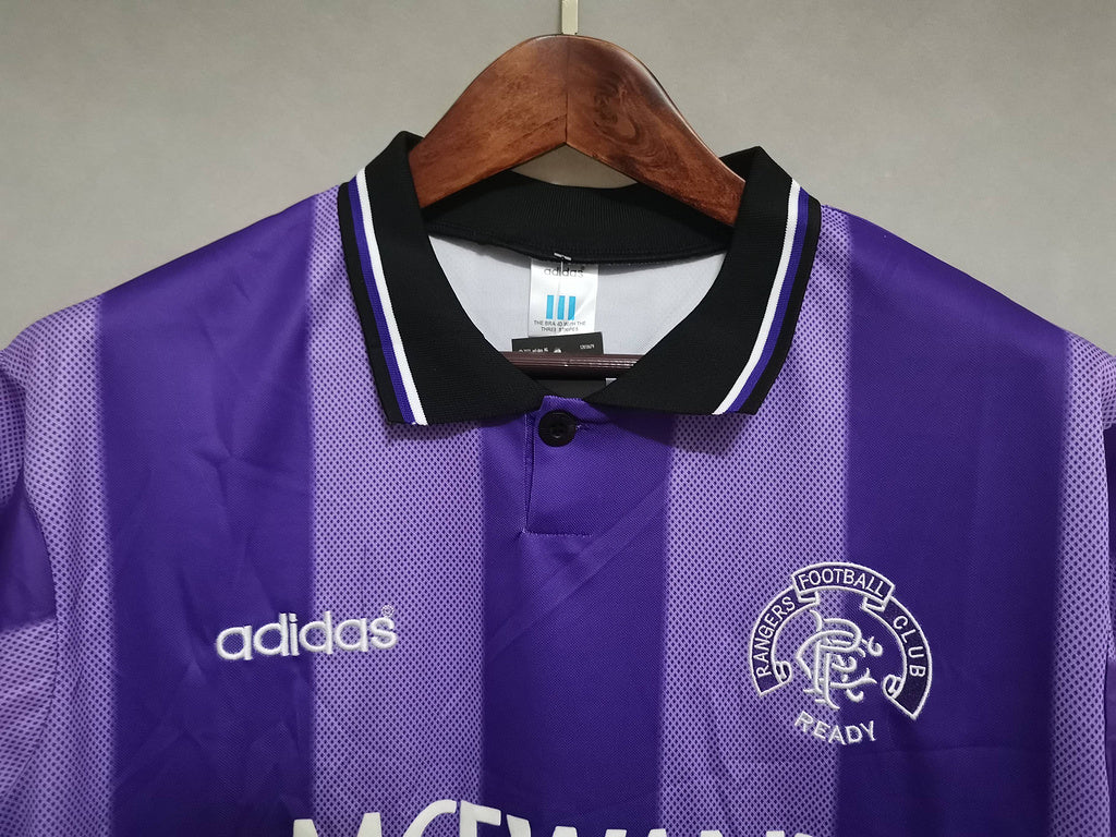 Rangers  94-95 European Retro Shirt collar