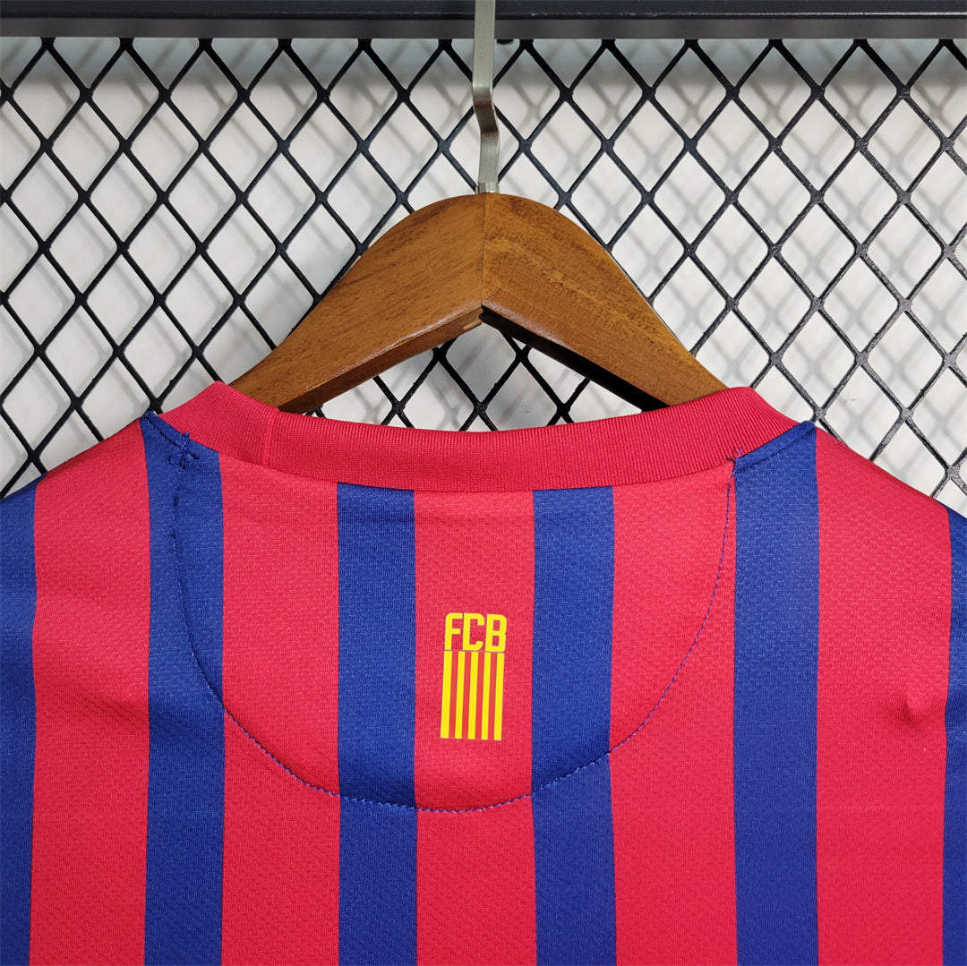 Barcelona 11-12 Home Retro Shirt collar