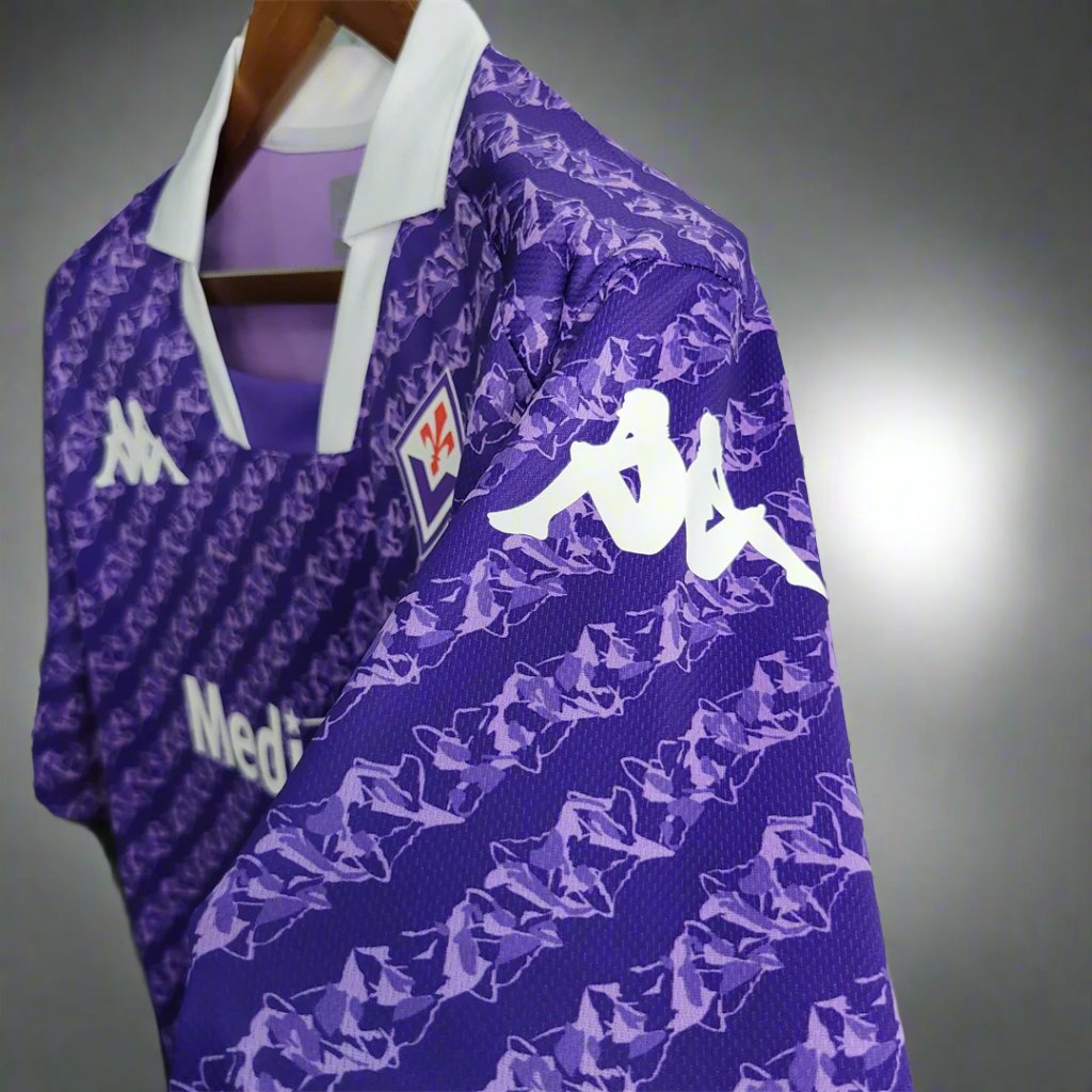 Fiorentina 23-24 Home Shirt sleeve