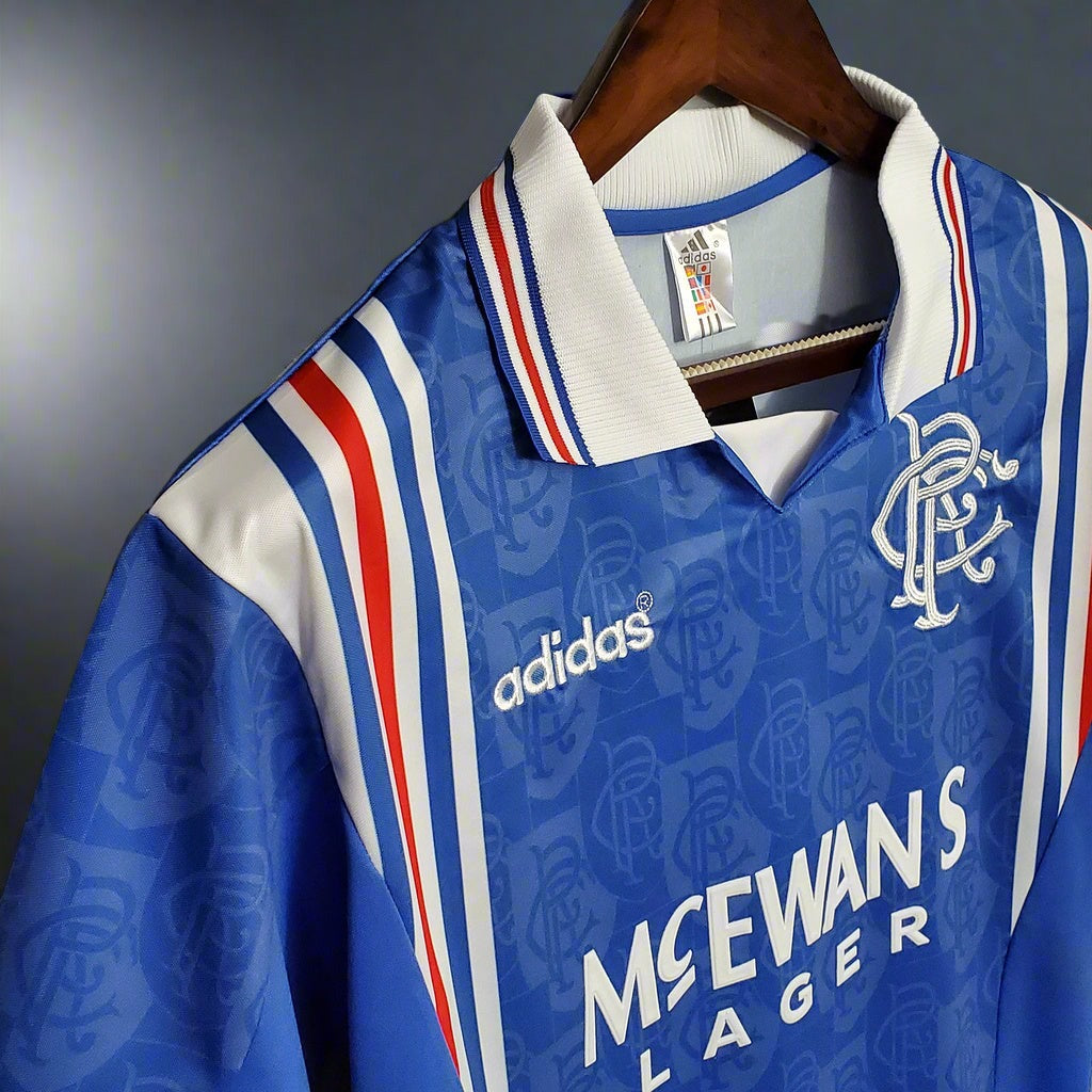 Rangers  96-97 Home Retro Shirt  side