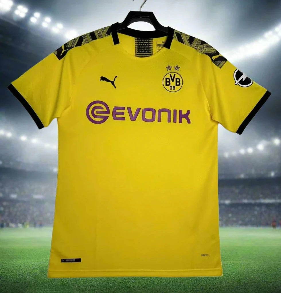 Borussia Dortmund 19-20 Home Retro Shirt front