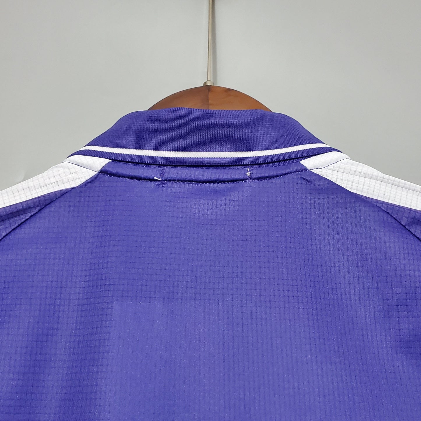 Fiorentina 98-99 Home Retro Shirt collar