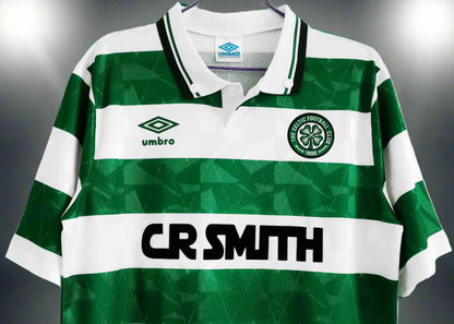 Celtic 89-91 Home Retro Shirt front