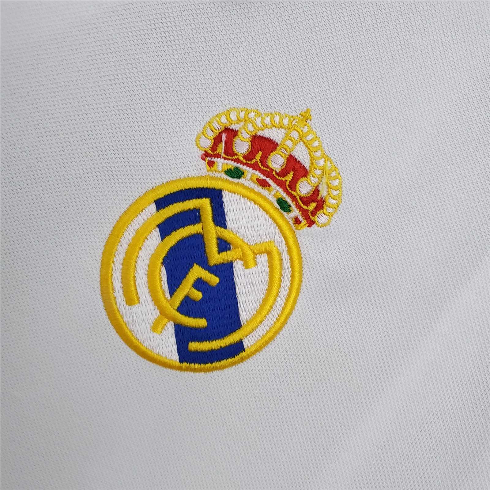 Real Madrid 02-03 European Home Retro Shirt badge