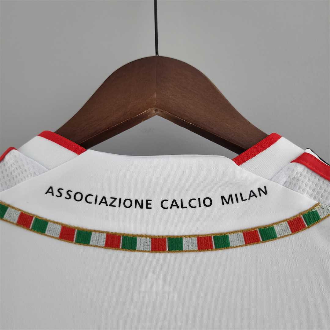 AC Milan 11-12 Away Retro Shirt collar