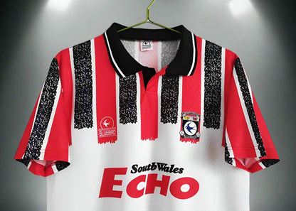 Cardiff City 93-94 Away Shirt sleeves