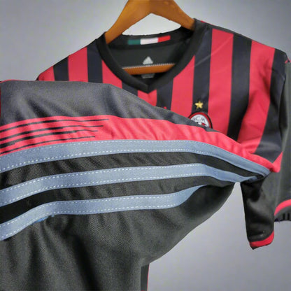 AC Milan 16-17 Home Retro Shirt trim