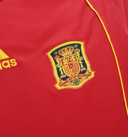 Spain 08-09 Home Retro Shirt crest